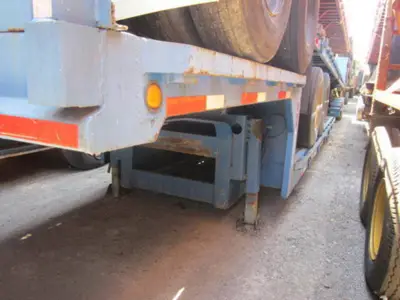 Used TRANSCRAFT 40 TON EXTENDABLE DOUBLE DROP DECK TRAILER Lowboy Trailers Florida US | USA Transequipment #1542600