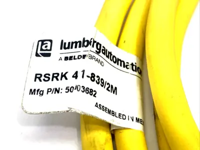 USED LUMBERG AUTOMATION 500003682, RSRK 401-839/2M