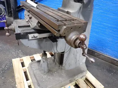 Bridgeport 42" X 9" Vertical Mill