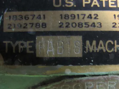 Grob Brothers FAB-18 Continuous Filing Vertical Band Machine