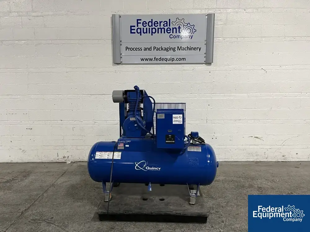 USED Quincy Quincy Air Compressor Model QRDS-3-80S Tank, QRDS-3