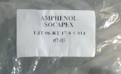 Amphenol Socapex - LJT 06 RT 17-8 S 014 Connector LJT06RT17-8S014 07-05 4H