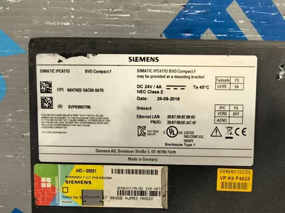 SIEMENS 6AV7422-5AC00-0AT0 OPERATOR PANEL | ESS Industrial Equipment Sales (5)