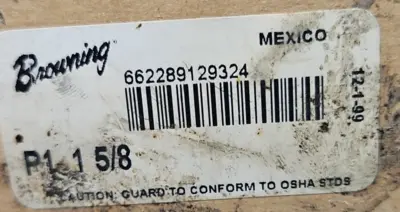 Browning P1 1-5/8 Split Taper Bushing Loc6F29