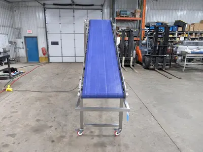 SS Incline Plastic Belt Conveyor
