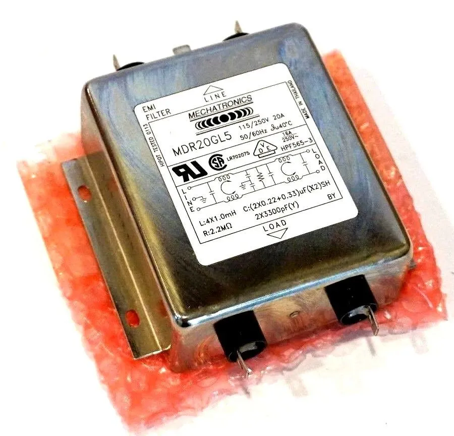 NEW MECHATRONICS MDR20GL5 EMI FILTER