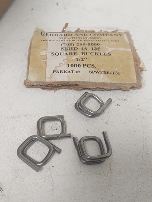 🔥 1/2" Wire Poly Strapping Buckles SBHD-4A 135 SPWEX04131