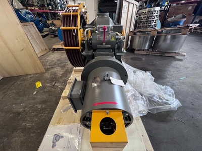 TorinDrive 0TG1-2510-HV-L-5/8" Overhead Elevator Traction Machine