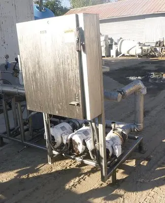 Heat Exchanger, Shell & Tube, S/st, Heat Transfer Pump Skid, (4) Pumps #S744939