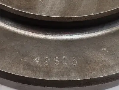 LATHE CHUCK ADAPTER BACK PLATE D1-6 MOUNT, 10" DIAMETER, 2-1/4" THRU HOLE