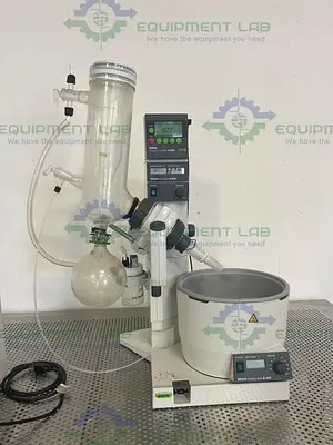 USED BUCHI R-205 ROTAVAPOR W/ BUCHI V-805 VACUUM CONTROLLER & BUCHI V-700 VACUUM PUMP