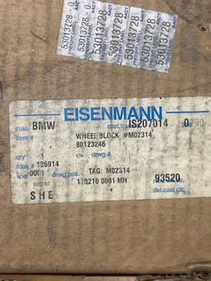 NEW EISENMANN M02314