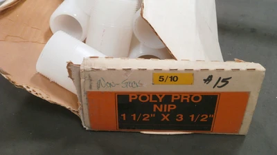 NEW Poly Pro Nip Poly Pro Nip 1 /12" x 3 1/2 " Nipple