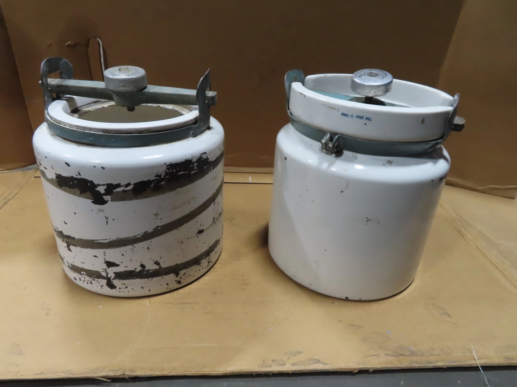 Two 1.5 gallon Jar Roller Mill Jars