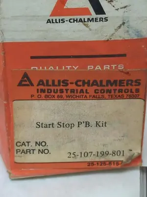 New | in-Stock ALLIS-CHALMERS 25-107-199-801 Miscellaneous Equipment (Electrical & Power) | Surplus Asset Holdings #1196411
