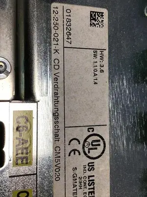 USED SIGMATEK CM5V020 12-250-021-K