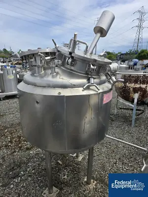 USED Vessel Craft 100 Gal Vessel Craft Reactor, 316 S/S, 50/50#