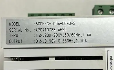 USED IAI CORPORATION SC0N-C-100A-CC-0-2
