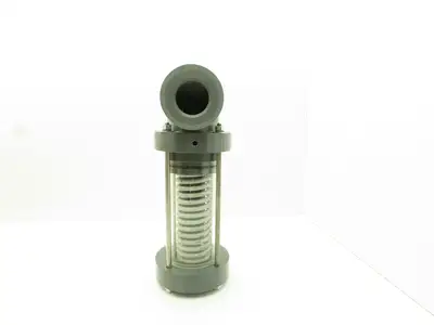 Plast-o-matic ES200B-NC 2" Shutoff Valve PVC Spring Return NC Pneumatic Powered