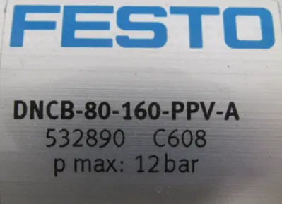 NEW FESTO DNCB-80-160-PPV-A CYLINDER 532890 DNCB80160PPVA