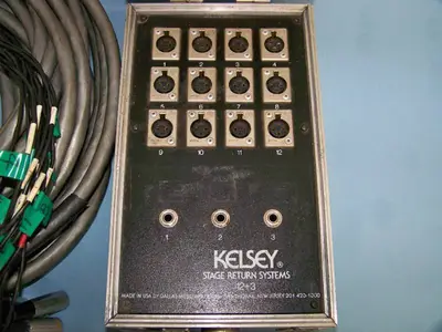 Kelsey 12+3 XLR & 1/4" Connection Box / Pro Audio Snake