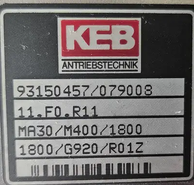 Keb Combivert 11.F0.R11 (93150457/079008) Drive (BIN554)