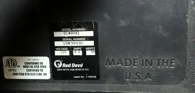 USED RED DEVIL 01400X1