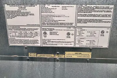 Used 2019 CAPTIVE AIR A2-IBT-400-G15-MPU Air Conditioning Equipment Iowa US | Proxy Equipment #1385158