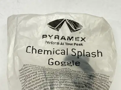 G204 | Pyramex  Chemical Splash Goggle Clear LOT OF 5 - New