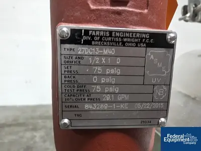 USED Precision 100 Liter Precision Stainless Reactor, 316L S/S, 45/100#