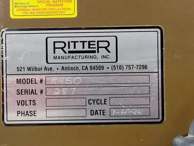 USED 1994 RITTER R950