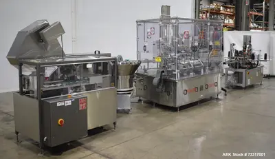 Used CAPMATIC 4A/X-PP-22 Liquid & Paste Complete Packaging Lines Illinois US | Aaron Equipment #87118