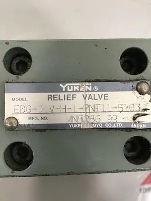 USED YUKEN EDG-01V-H-1-PNT11-5103