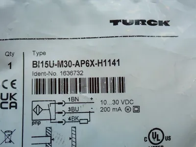 New | in-Stock TURCK BI15UM30AP6XH1141 Proximity Sensors Ohio US | HGR 24 #801951