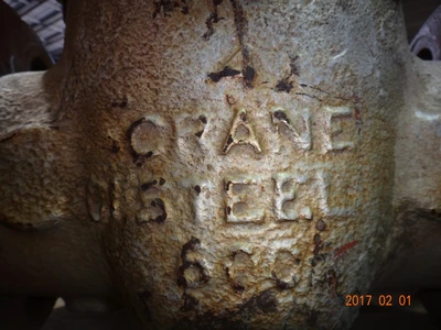 Crane 4", Class 600, CR13, Gate Valve