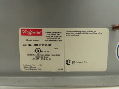 Hoffman Siemens 05110-23306 Electrical Enclosure Soft Start Disconnect 10x8x6"