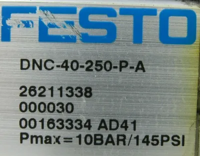 NEW FESTO DNC-40-250-P-A PNEUMATIC CYLINDER 26211338 DNC40250PA