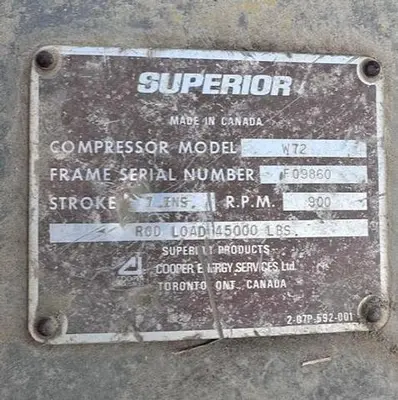 USED WHITE SUPERIOR W-72