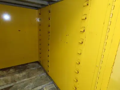 Justrite 25600 Flammable Safety Cabinet 60 Gallon Yellow Flammable Liquid