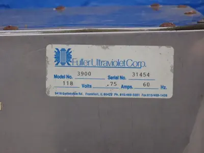 USED FULLER ULTRAVIOLET CORPPORATION 3900