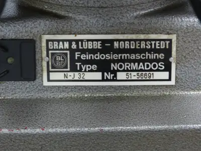 Bran & Lubbe N-J 32 Dual Metering Pump Tri-Clamp Sanitary Cart .75kw 480V 3PH