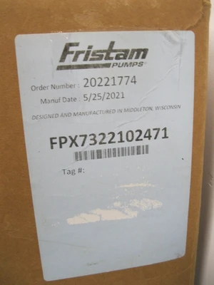 NEW Fristam FPX732-165