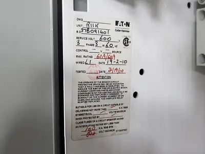 Used EATON CUTLER-HAMMER HFD3060S Switchgears British Columbia CA | Lenmark #239887