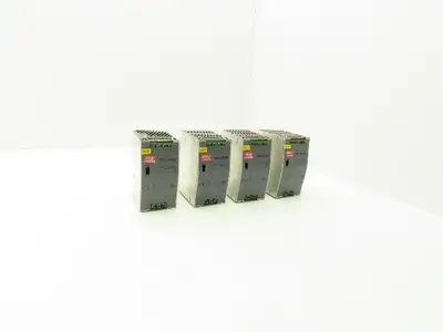 Mean Well DR-120-24 Power Supply 1PH 120VAC 3.3A/240VAC 2A In 24VDC 5A Lot of 4