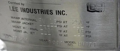 LEE INDUSTRIES 80D7T TANKS / KETTLES | EcReCon Inc (12)