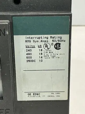 USED GENERAL ELECTRIC TED136100