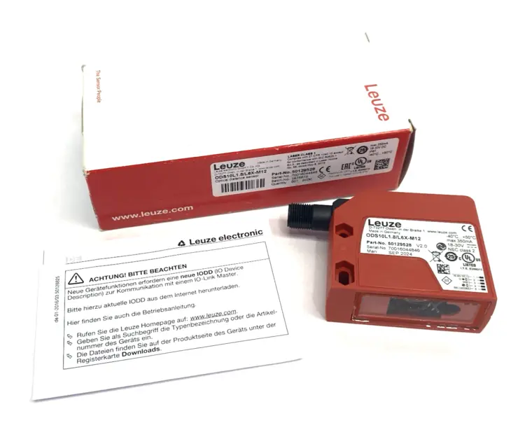 New | in-Stock Leuze Optical Distance Sensor, Against Object Scan, 50129528 Photoelectric Sensors Michigan US | Maverick Industrial Sales #1390592