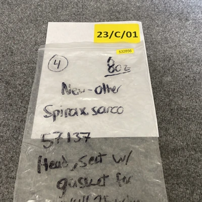 New | in-Stock Spirax Sarco 57137 Valves/Fittings California US | Davliegogo LLC #1729801