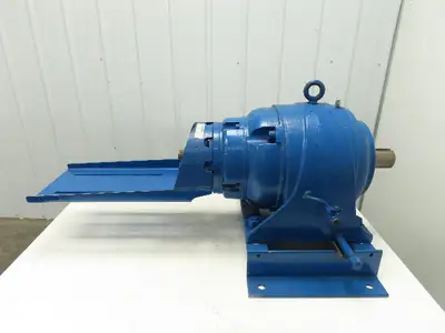 Foote Jones Inline Gear Reducer Drive with Motor Mount 244:1 Ratio
