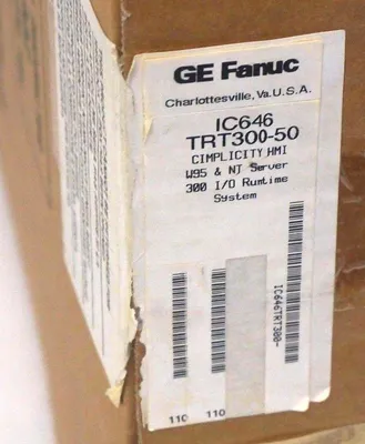 NEW SEALED GE FANUC IC646TRT300-50 CIMPLICITY HMI W95 & NT SERVER IC646TRT300